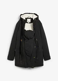 Cappotto prémaman imbottito 3 in 1 di media pesantezza con inserto babywearing, bonprix