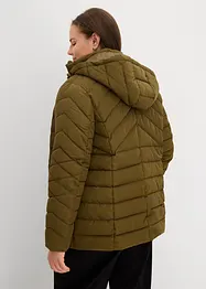 Giacca trapuntata leggera con cappuccio rimovibile, bonprix