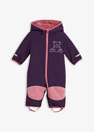 Tuta in softshell idrorepellente con cappuccio, bonprix