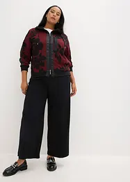 Felpa con zip e cotone, bonprix