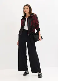 Felpa con zip e cotone, bonprix