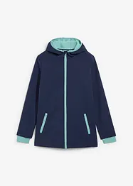 Softshell idrorepellente con cappuccio, bonprix