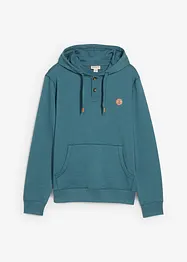 Felpa con cappuccio e interno garzato, bonprix