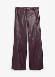 Pantaloni larghi in nappa d'agnello, bonprix