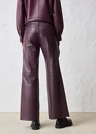 Pantaloni larghi in nappa d'agnello, bonprix