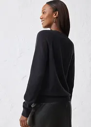 Cardigan con cashmere certificato secondo il Good Cashmere Standard®, bonprix