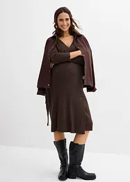 Abito prémaman / da allattamento in maglia a coste supersoft, bonprix