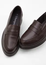 Mocassini in pelle, bonprix