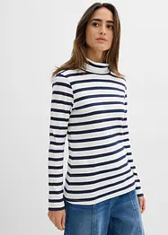 Maglia a collo alto in puro cotone, bonprix