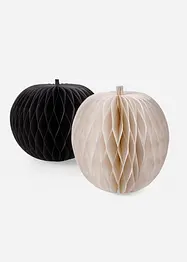 Soprammobili zucche di carta (set da 2), bonprix