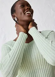 Maglione in filato fine di lana merino, bonprix