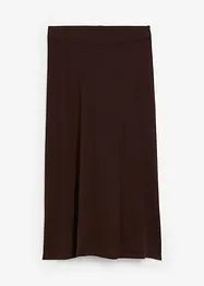 Gonna in maglia di misto lana morbido, bonprix
