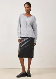 Cardigan in misto alpaca termico, bonprix