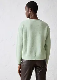 Cardigan in misto alpaca termico, bonprix