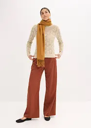 Maglione traforato di cotone, bonprix