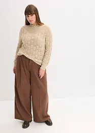 Maglione traforato di cotone, bonprix