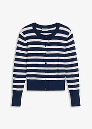Cardigan in maglia fine a righe, bonprix