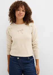 Maglione con fiocchi, bonprix