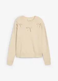 Maglione con fiocchi, bonprix