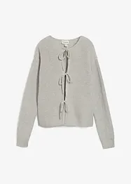 Cardigan con fiocchi, bonprix