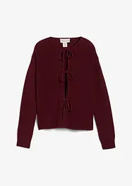Cardigan con fiocchi, bonprix