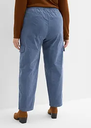 Pantaloni di velluto in barrel shape, bonprix