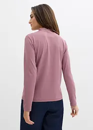 Maglia a maniche lunghe con collo dritto, bonprix