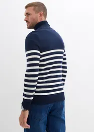 Maglione con mezza zip regular fit, bonprix
