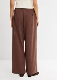 Pantaloni in misto viscosa con dettagli funzionali, bonprix