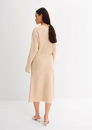 Abito midi in maglia misto viscosa, bonprix