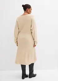 Abito midi in maglia misto viscosa, bonprix