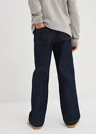 Jeans wide leg, vita media, bonprix