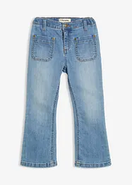 Jeans bootcut, vita media, bonprix