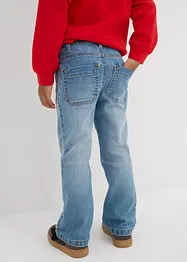 Jeans bootcut, vita media, bonprix