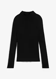 Maglia a costine in misto viscosa, bonprix