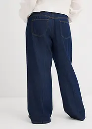 Jeans wide leg, vita media, bonprix