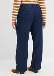 Jeans straight, vita media, bonprix
