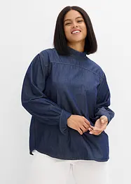 Camicia di jeans con polsini alti, bonprix