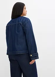 Giacca di jeans con colletto in velluto, bonprix