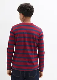 Maglia serafino in puro cotone biologico (pacco da 2), bonprix