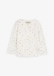 Maglia a maniche lunghe in puro cotone biologico, bonprix