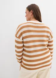 Maglione oversize in puro cotone, bonprix