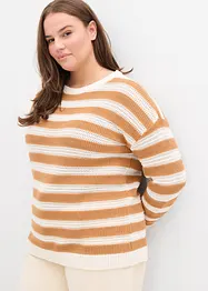 Maglione oversize in puro cotone, bonprix