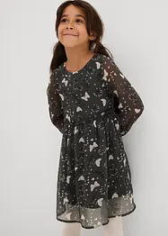 Abito svasato in chiffon, bonprix
