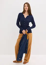 Maglione morbido in filato fine misto viscosa, bonprix