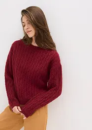 Maglione a trecce, bonprix