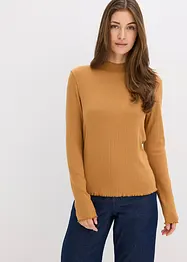 Maglia aderente a costine, bonprix