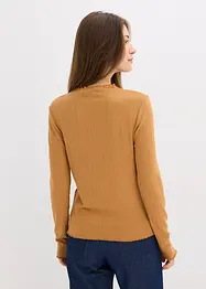 Maglia aderente a costine, bonprix