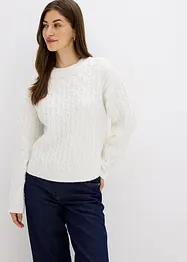 Maglione a trecce, bonprix