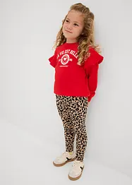 Leggings in misto cotone biologico elasticizzato (pacco da 2), bonprix